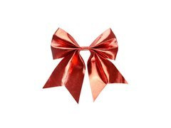 Kokarda czerwone metaliczna - 1 szt.