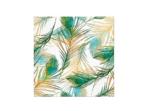 Serwetki Piórka - 33 cm - 20 szt.