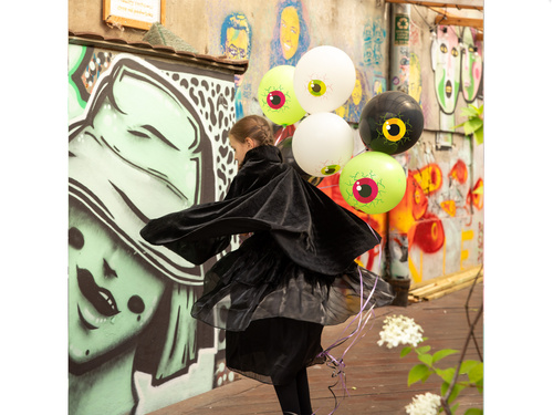 Balony lateksowe Gałki Oczne na Halloween - 30 cm - 6 szt.