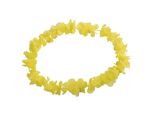 Naszyjnik hawajski - żółty - 1 szt.