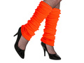 Ocieplacze na nogi pomarańczowe neonowe