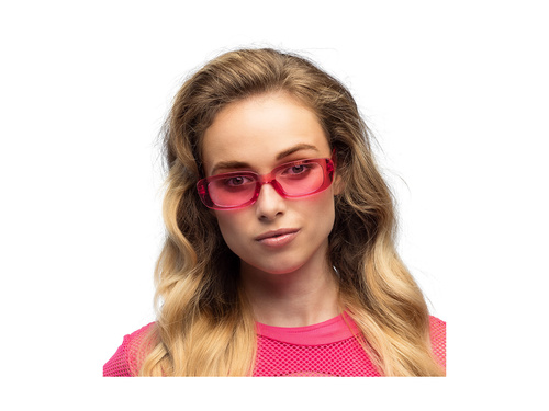 Okulary imprezowe techno różowe
