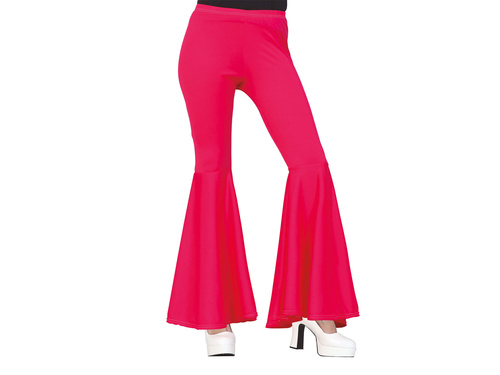 Spodnie dzwony różowe