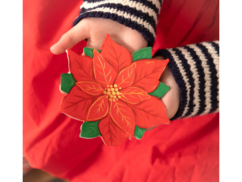 Serwetki bożonarodzeniowe Gwiazda betlejemska - 10 szt.