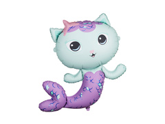 Balon foliowy Syrenkotka - 80x82 cm - 1 szt.