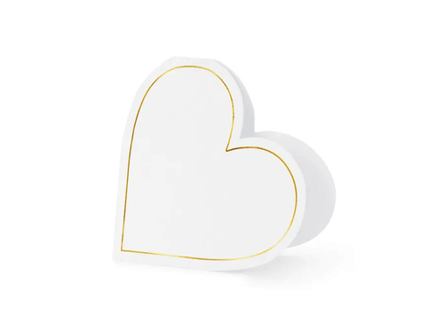 Wizytówki na stół Serca - 15,7 x 22 cm - 10 szt.