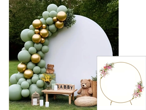 Zestaw stelaż i pokrowiec do okrągłej ścianki balonowej - 150 cm