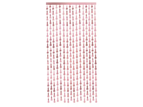 Kurtyna Peniski różowe złoto - 100x200 cm - 1 szt.