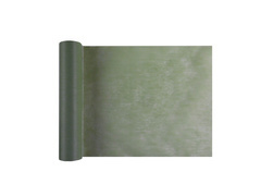 Dekoracja bieżnik z włókniny na stół - oliwkowy - 30 cm x 10 m - 1 szt.