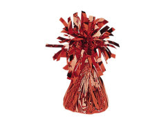 Obciążnik foliowy do balonów napełnionych helem - czerwony - 170 g