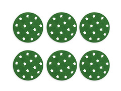 Podstawka pod kubek - Gwiazdki - 9 cm - 6 szt.