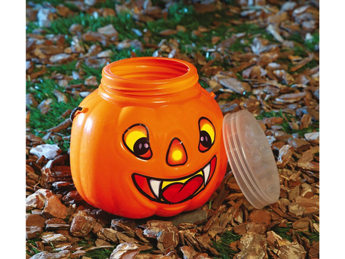 Dekoracja z pokrywką Dynia - 15 cm - 1 szt.