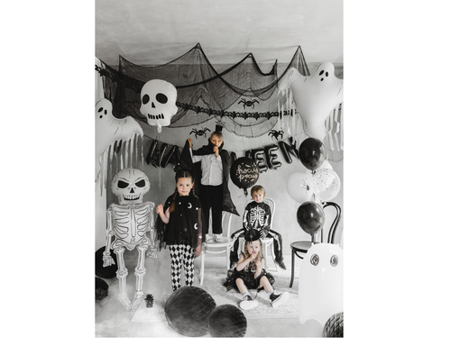 Balon foliowy Szkielet na Halloween - 46x129 cm - 1 szt.