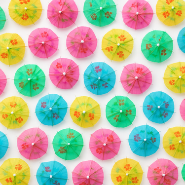 Parasolki papierowe do drinków - 10 cm - 100 szt.