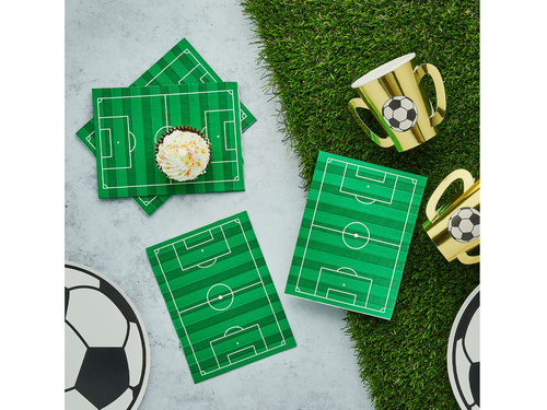 Serwetki urodzinowe Piłka Nożna - 16 szt.