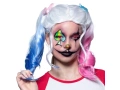 Peruka Harley Quinn z kokardkami