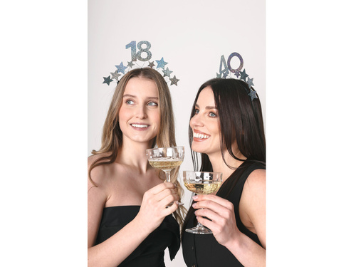 Opaska osiemnastka srebrna - 1 szt.