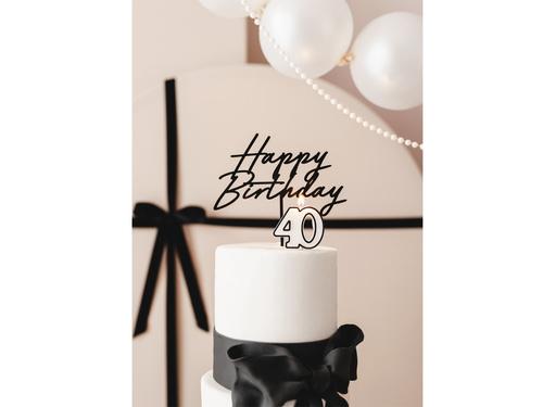 Świeczka na 40-tke - 5,5 cm - 1 szt.