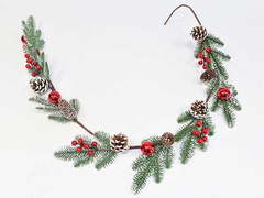 Girlanda bożonarodzeniowa z szyszkami - 140 cm