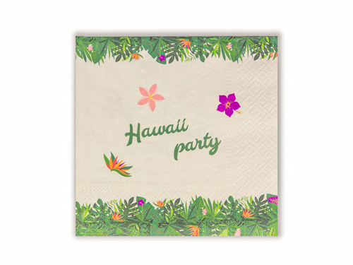 Serwetki Hawaii Party - 33 cm - 20 szt.