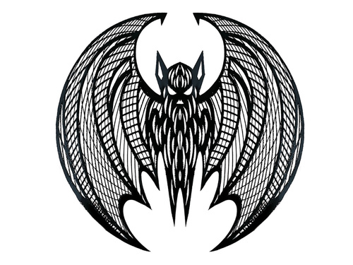 Podstawka pod talerz - Nietoperz - 38 cm - 1 szt.