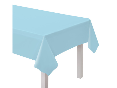 Obrus papierowy błękitny - 137 x 274 cm - 1 szt.