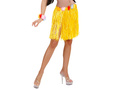 Spódniczka hawajska krótka żółta - 45 cm - 1 szt.