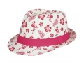 Kapelusz hawajski Flamingi dla dzieci - 1 szt.
