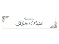 Tablica rejestracyjna personalizowana - 52 x 12 cm - 2 szt.