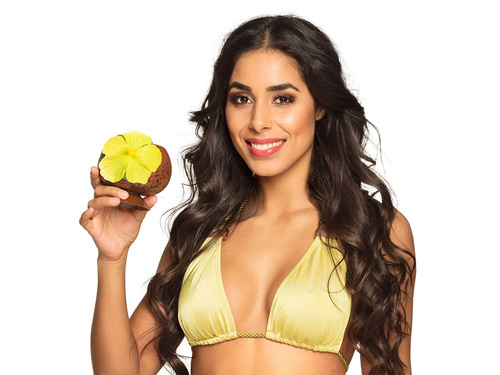 Kubek hawajski kokos z kwiatkiem - 1 szt.