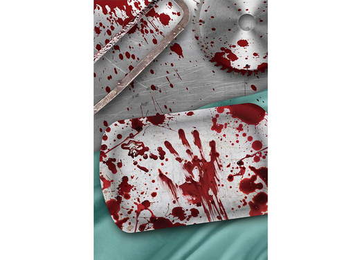 Zakrwawiona tacka na Halloween - 29 x 15 cm - 1 szt.