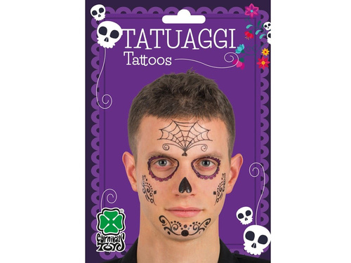 Naklejki na twarz Meksykańska Czacha