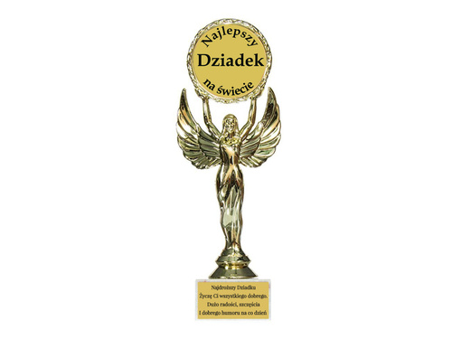 Statuetka Najlepszy Dziadek na świecie - 20 cm