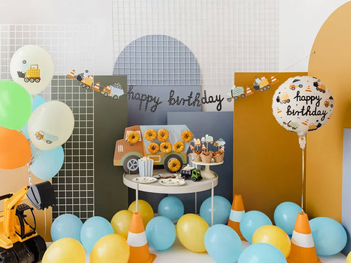 Pikery na babeczki Budowa - 6 szt.