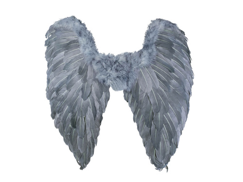 Skrzydła anioła popielate - 65 x 65 cm - 1 szt.