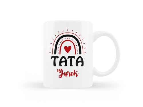 Kubek personalizowany na dzień ojca z imieniem - 330ml