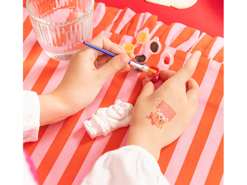 Bombka gipsowa Mikołaj do malowania DIY