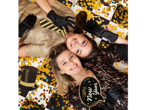 Foto rekwizyty na Sylwestra - 14 szt.