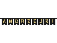 Baner złoty Andrzejki - 1 szt.