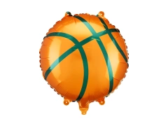 Balon foliowy Piłka do koszykówki - 35 x 35 cm - 1 szt.