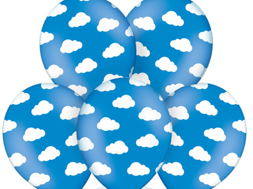 Balony urodzinowe Chmurki - 30 cm - 50 szt.