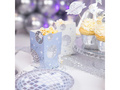 Pudełka na popcorn Silver Disco - 6 szt.