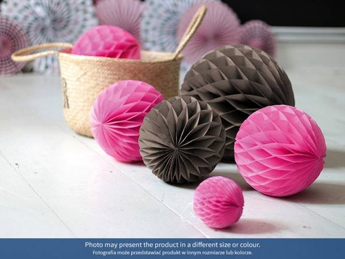 Dekoracja wisząca kula błękitna - 30 cm - 1 szt.