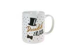 Kubek z napisem Dziadek z klasą - 325 ml