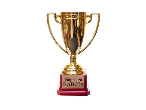 Puchar plastikowy Najlepsza babcia - 18 cm