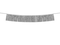 Girlanda ze srebrnymi frędzelkami - 135 cm - 1 szt.