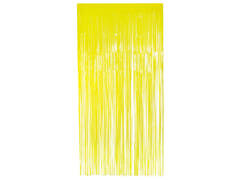 Kurtyna - zasłona na drzwi Neonowa Żółta - 100 x 200 cm