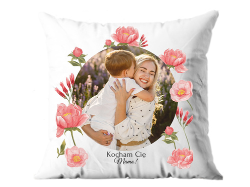Poszewka ze zdjęciem na dzień matki - 1 szt.