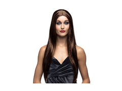 Peruka czarownica brązowa