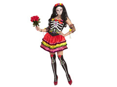Kostium Meksykańska Czacha dla kobiety
